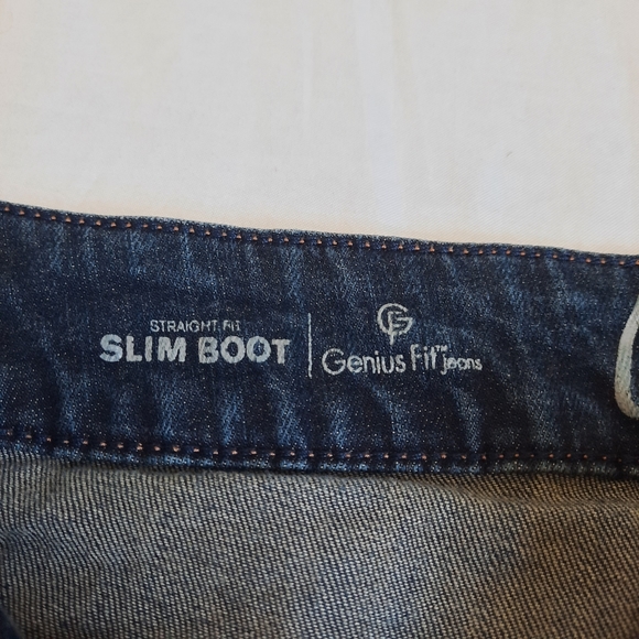 Lane Bryant Slim Boot Straight Fit Genius Fit Dark Wash Jeans 18 average - Picture 9 of 12